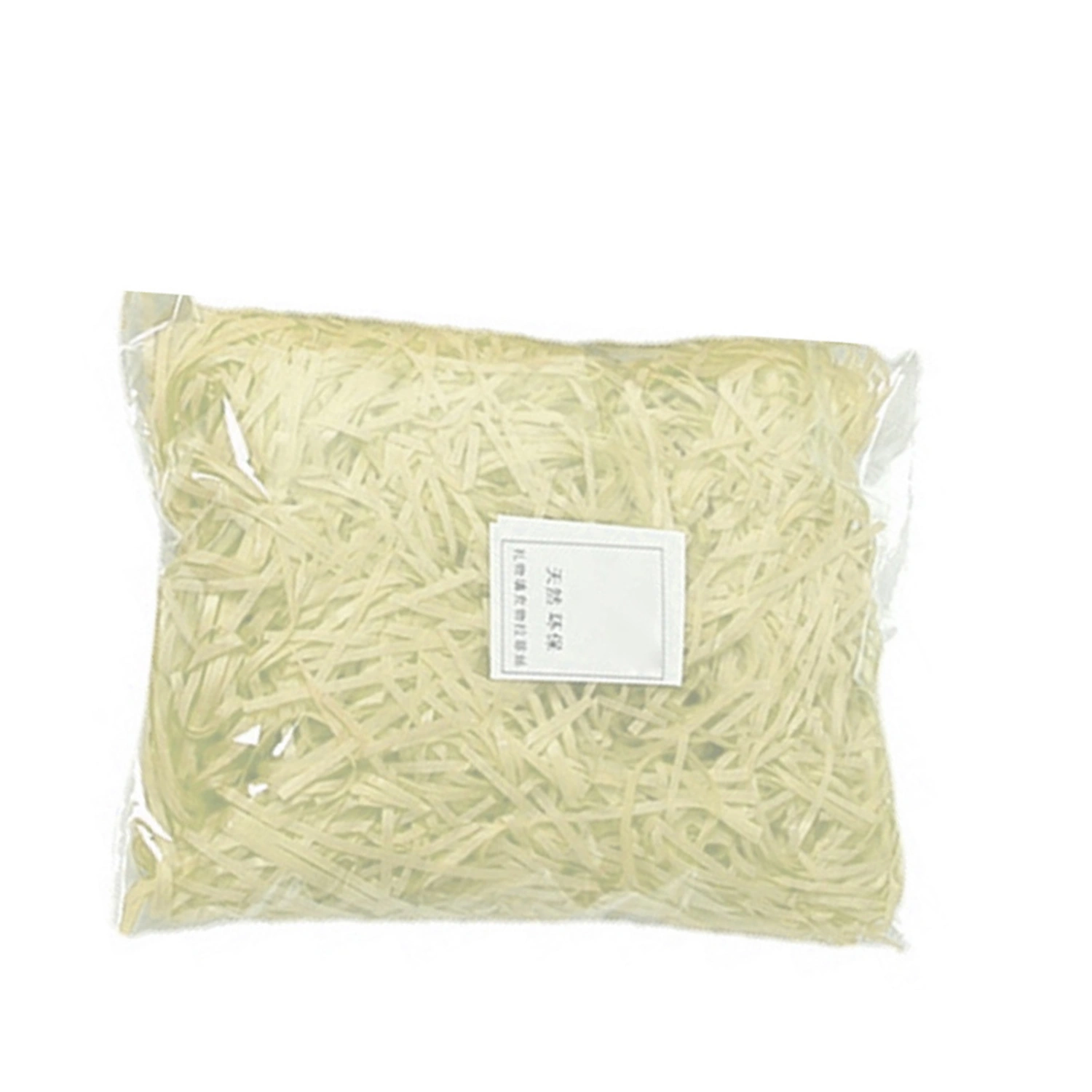 Paper Shred Filler Exquisite Bright Colors Odorless Raffia Filler Gift Packaging Stuffer for Gift Box Decoration Beige 30g