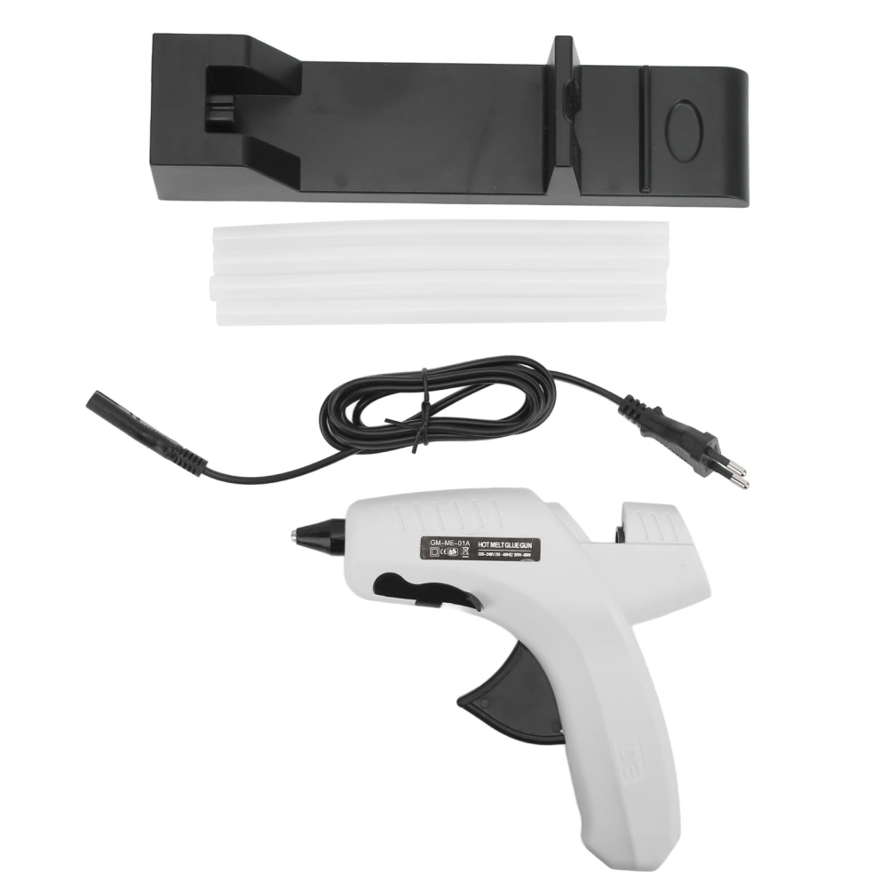 Hot Glue Guns with Stand Drip Proof Rechargeable Ergonomic Hot Melting Guns for DIY Handicrafts Home Repair 220‑240V