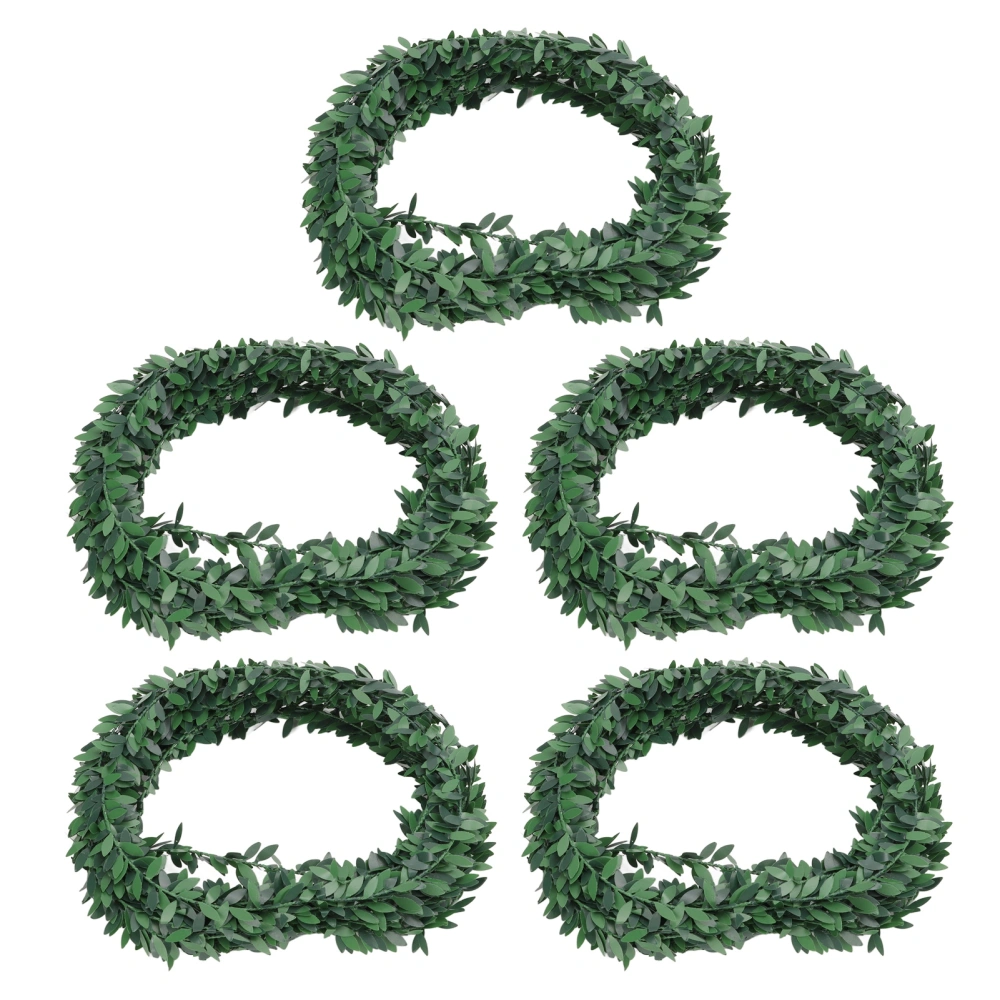 5Pcs Artificial Rattan 7 Meters Light Weight Odorless Artificial Vine for Weddings Parties Garden Decoration