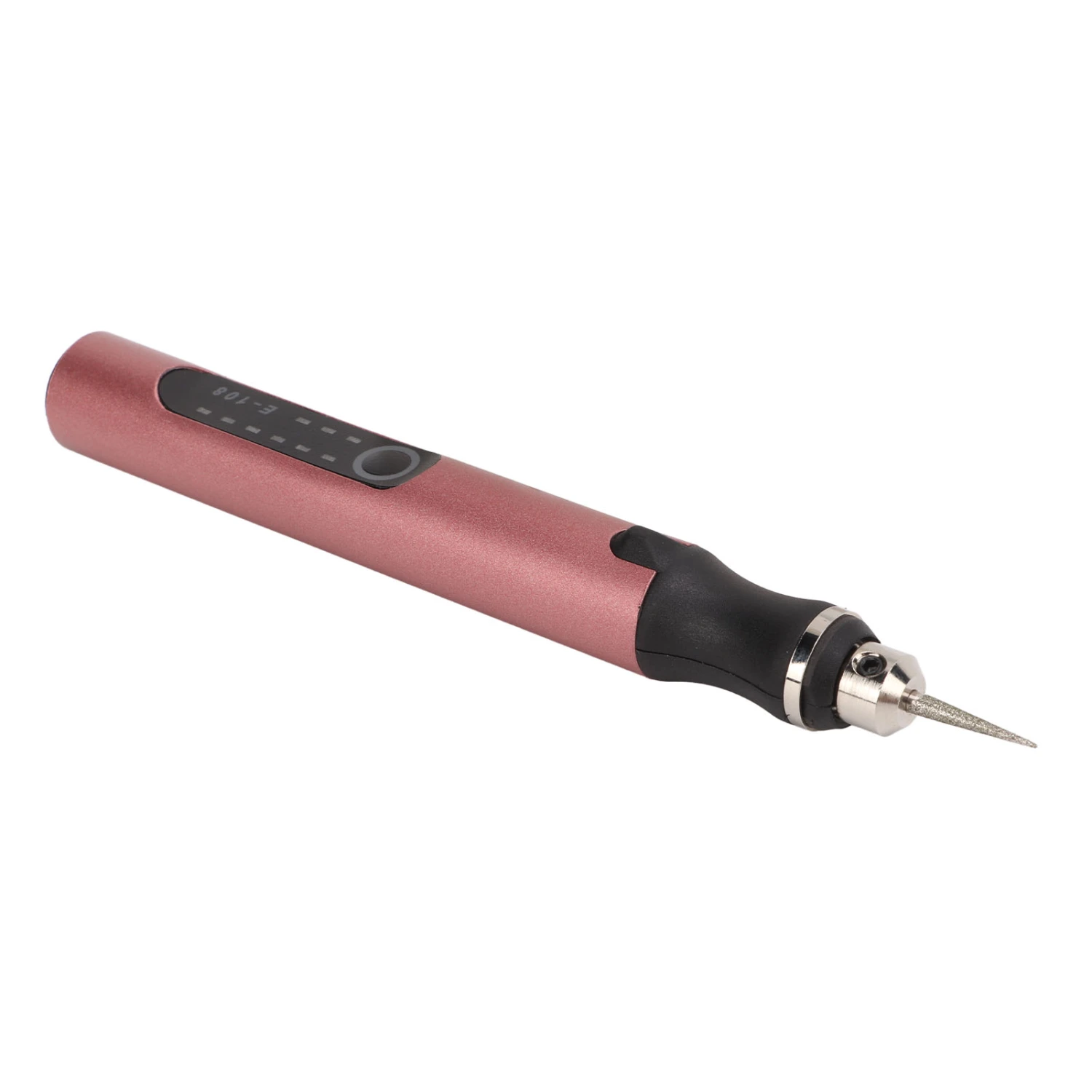 Electric Engraving Pen USB Charging Wireless DIY Indicator Lights Automatic Power Failure Protection Mini Grinding Pen Rose Gold