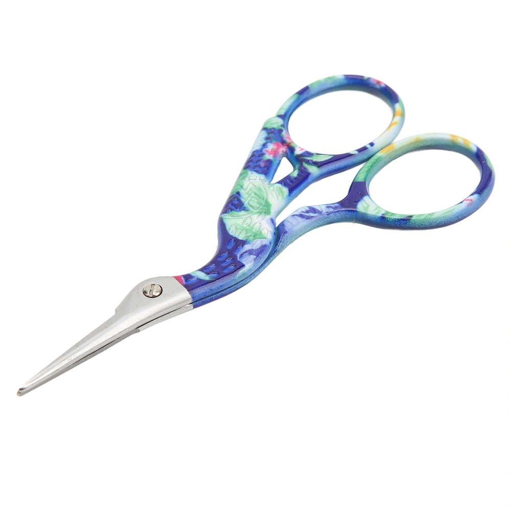 Craft Scissors Dark Blue Stainless Steel High Hardness Durable Comfortable Handle Easy Cutting Sewing Scissors