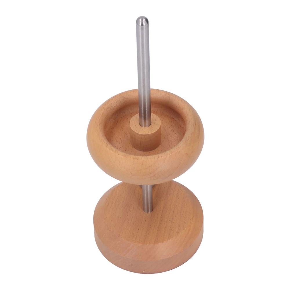 2 Pcs Bead Spinner Log Colored Beech Wood Beading Device Hand Made Beading Bowl Quick Beading Tool for Jewelry Making