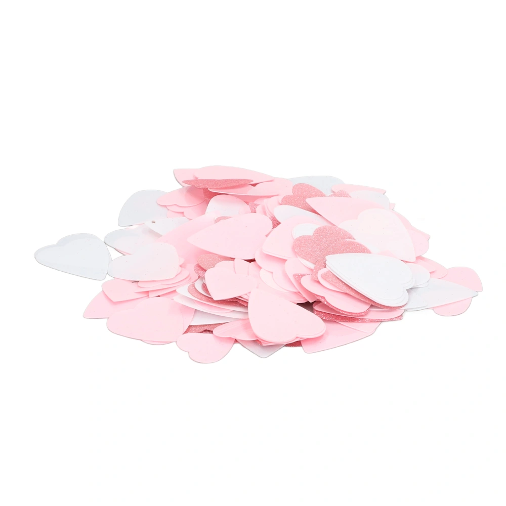 100g Paper Confetti Pink White Rose Gold Glitter Party Table Decoration Eco Friendly Confetti for Bridal Baby Shower Heart