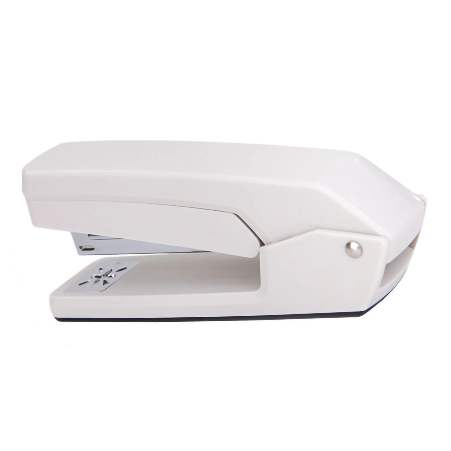Swing Stapler ABS Metal Material 50 Pcs Paper Fastener 20 Sheets Capacity Desktop Staplers for Office School White