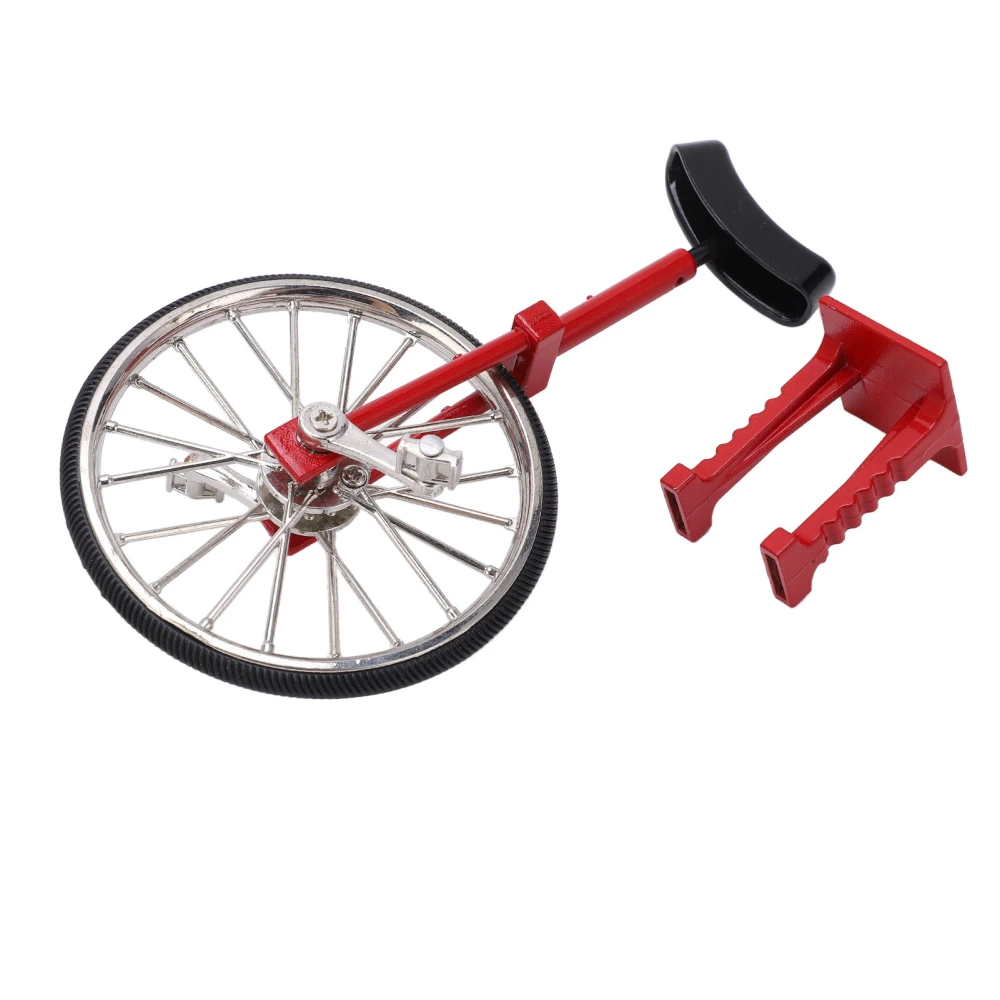 Unicycle Model Simulated Vivid Design Beautiful Exquisite Textured Alloy Mini Single Wheel Bike Ornament Toy