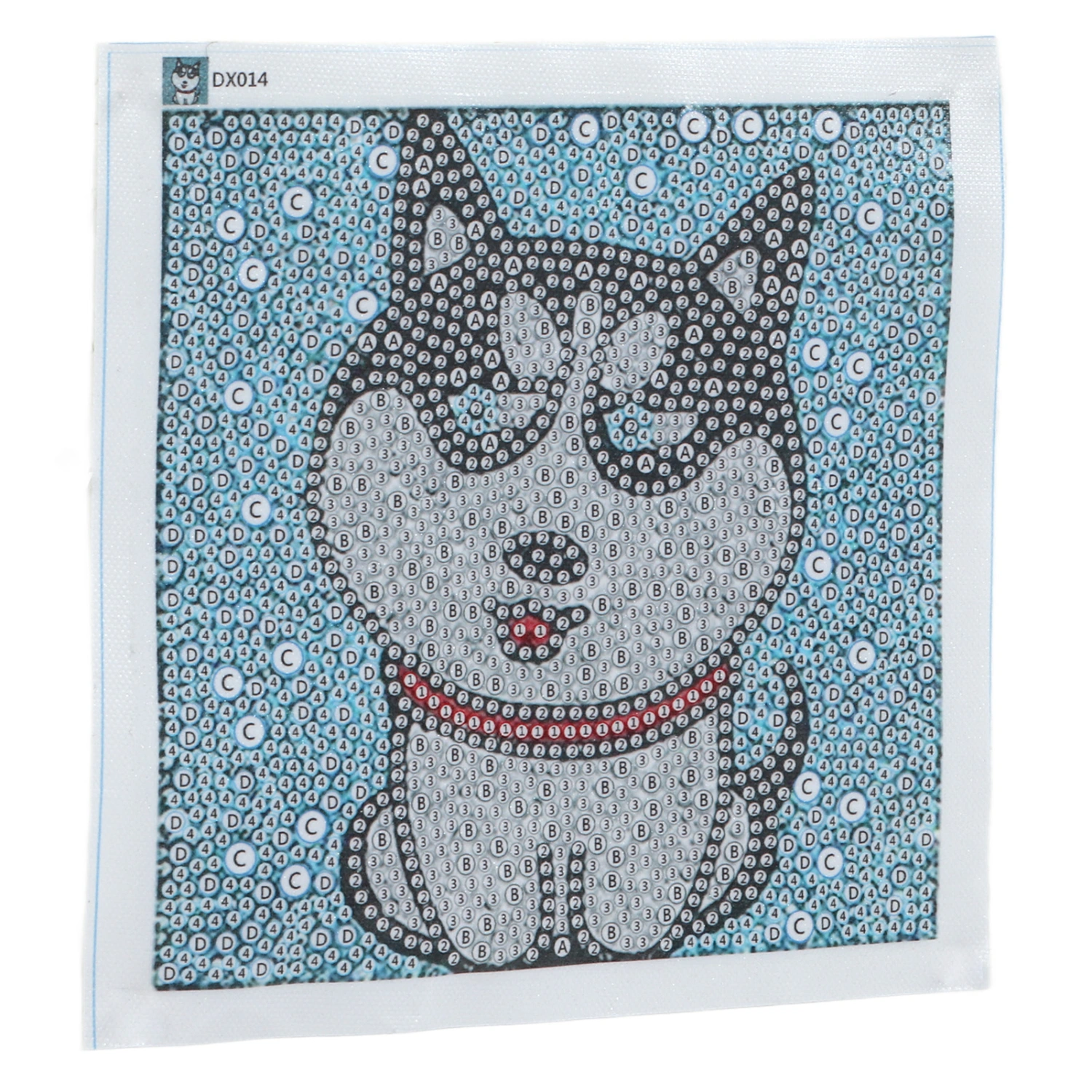 Diamond Painting Set Cartoon Husky Children's 5D Special Shaped Diamond Painting Living Room Decoration Painting