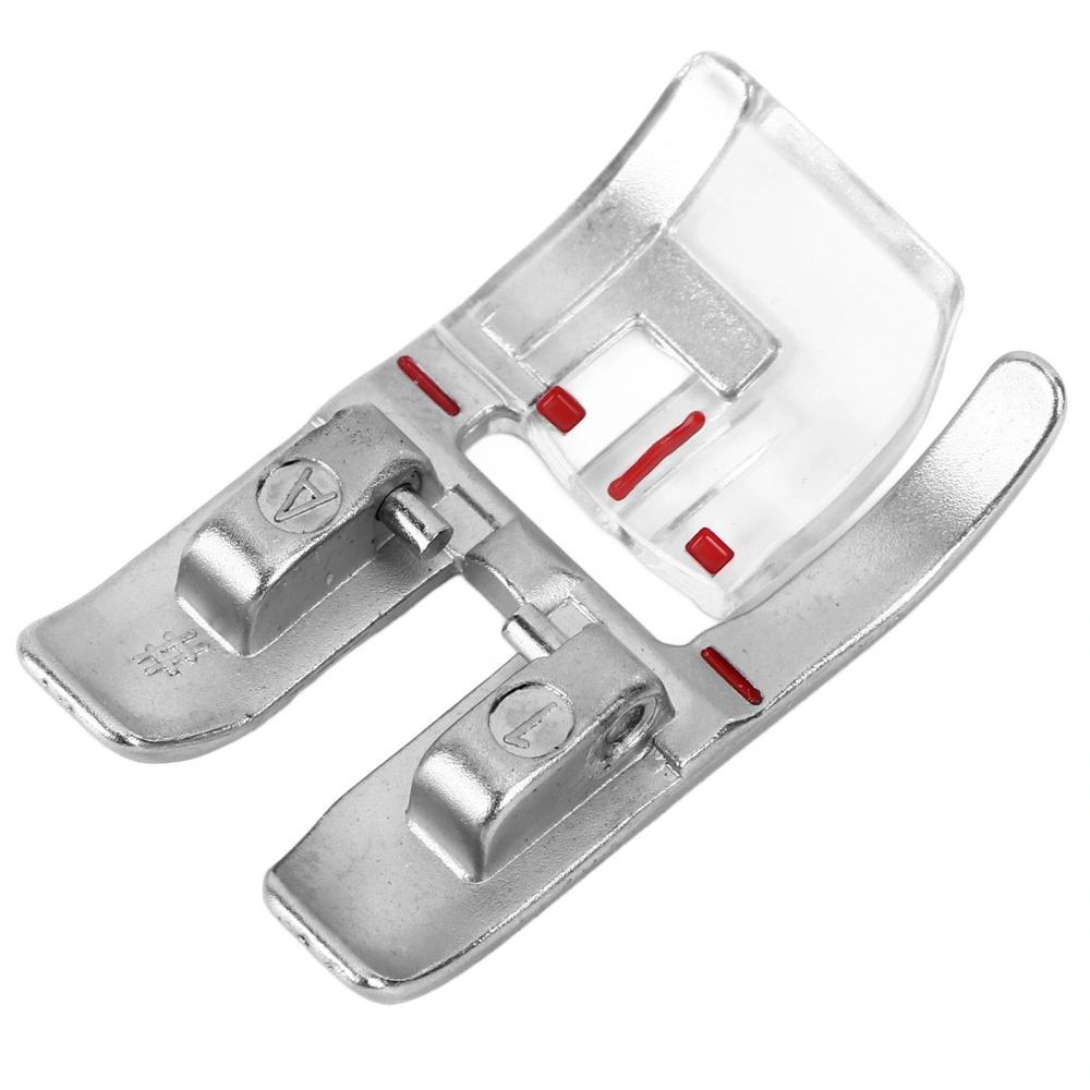 For Pfaff Sewing Presser Foot Clear Design 3.2x1.9cm Replaceable Stainless Steel Material Sewing Machine Quilting Foot