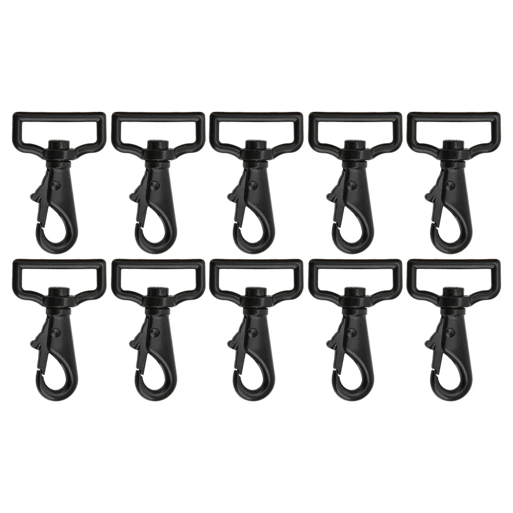 10Pcs Keychain Hook Multifunction Alloy Material 360 Degrees Maximum Flexibility Lobster Clip for Handbags Tote Bags