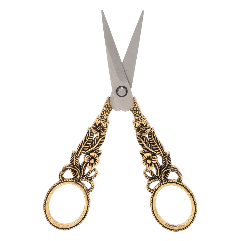 Embroidery Scissors Incisive Blade Compact Daffodil Shape Vintage Daffodil Small Scissors for DIY Crafts Sewing