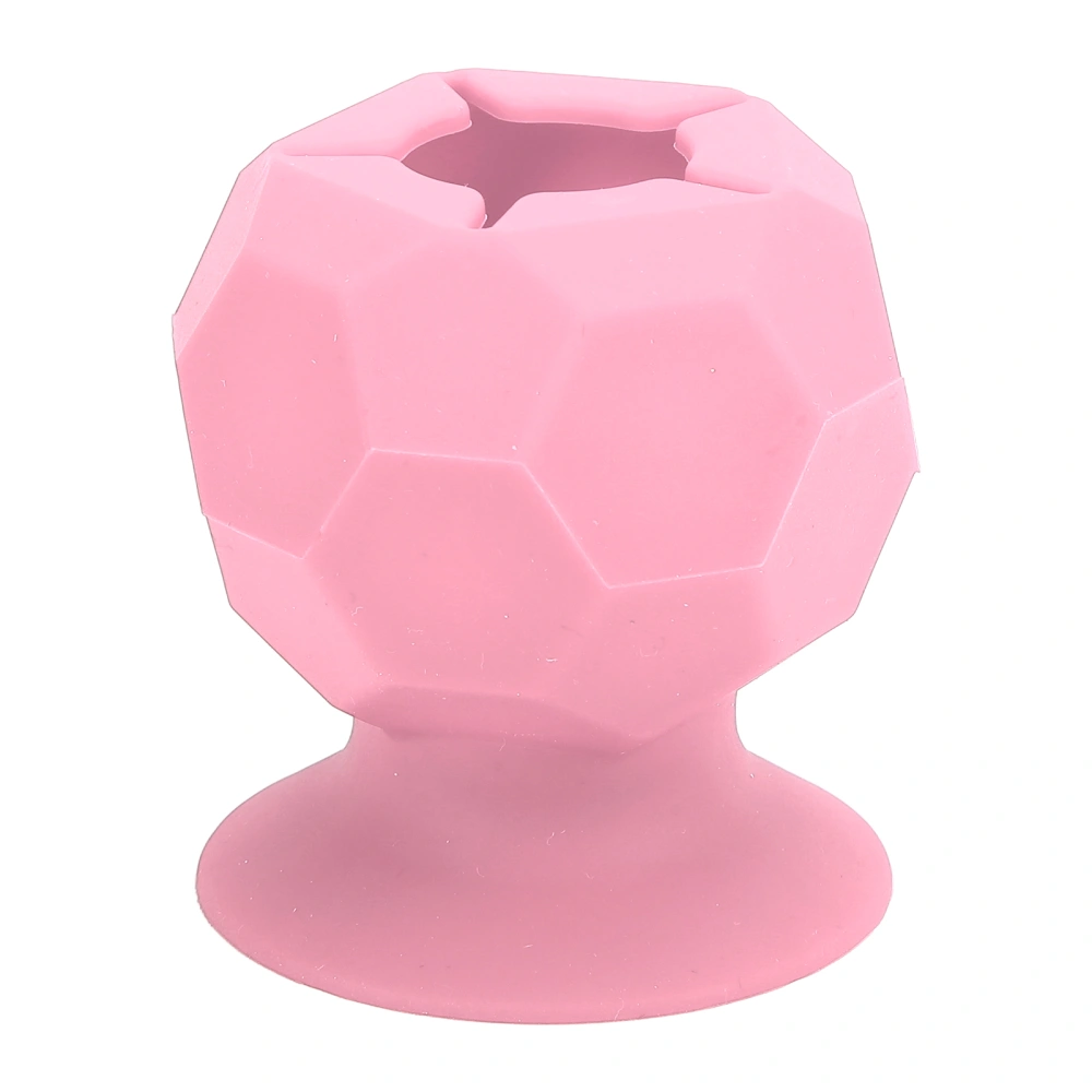 Scrap Collector Portable Student Silicone Suction Cup Hand Made Waste Collection Ball Vinyl StoragePink