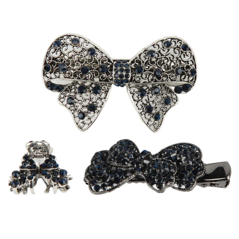 Bow Hairpin Set Alloy Materials Retro Exquisite Elegant Beautiful Handcrafted Hair Clip Accessories