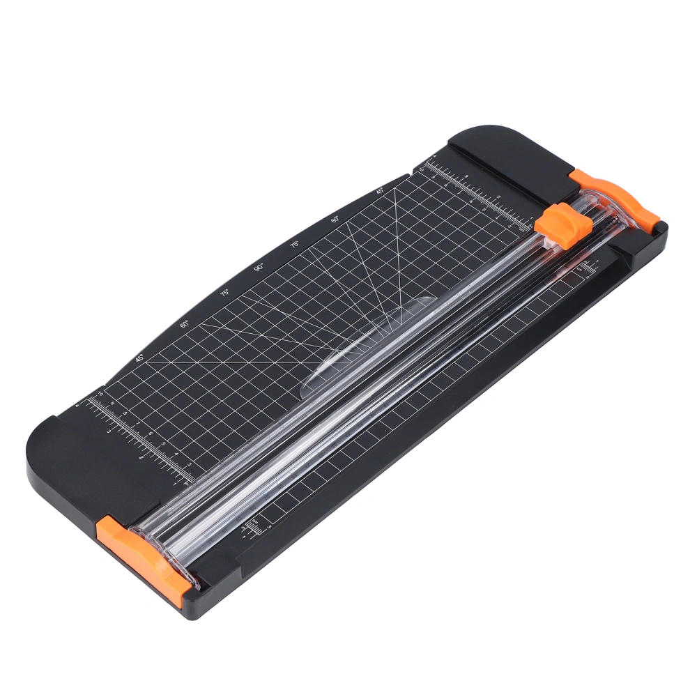 Paper Cutter A4 Paper Folding Free Multi Angle Cutting Manual Carbon Steel Paper CutterBlack