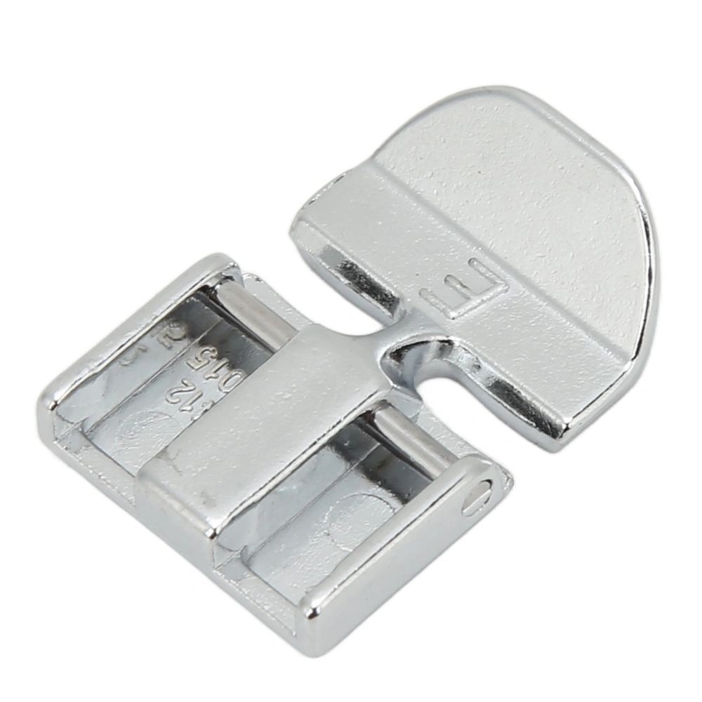 E Presser Foot Zipper Foot Wear Resistant Easy Installation Stainless Steel Presser Foot for Viking