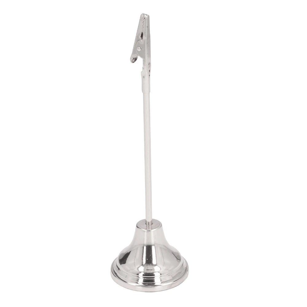 Table Number Holder Convenient Practical Stable Reliable Attractive Decorative Durable Photo Stand for OfficeSilver