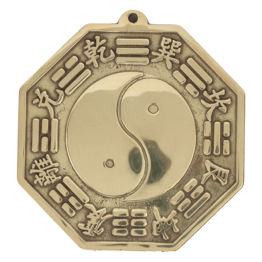 Bagua Mirror Fine Workmanship Suspension Brass Material Multifunction Feng Shui Mirror