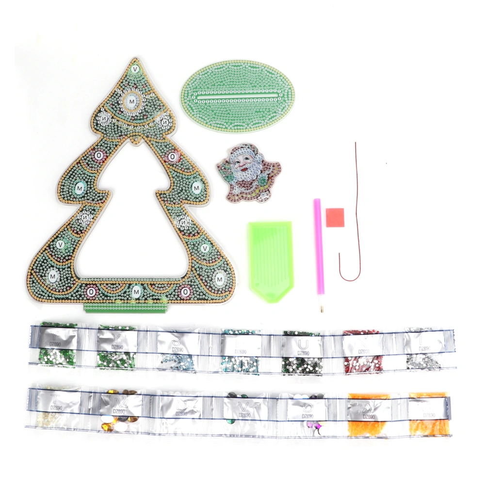 Rhinestone Painting Consummate Crafts DIY Production Acrylic Material Crystal Christmas Tree