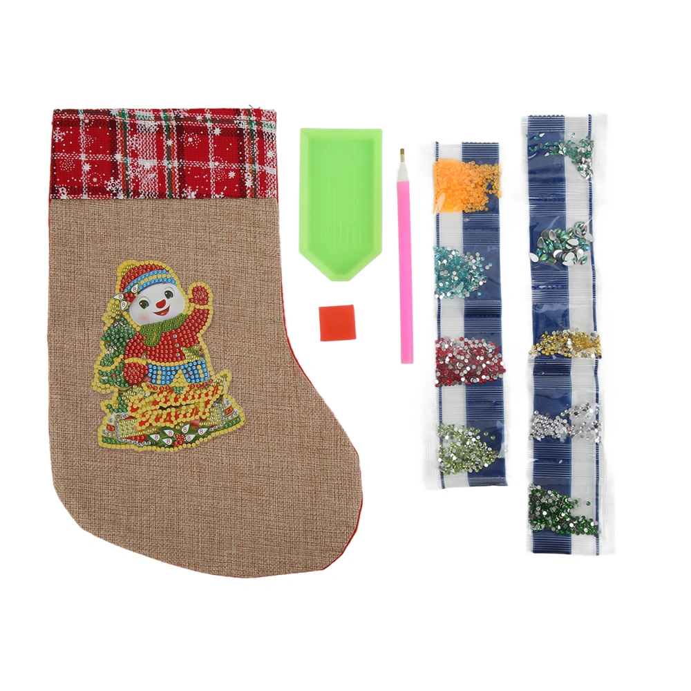 Christmas Stocking Decoration Multi Purpose Exquisite Workmanship Vivid Details Colorful Christmas Sock Candies Gift Bag