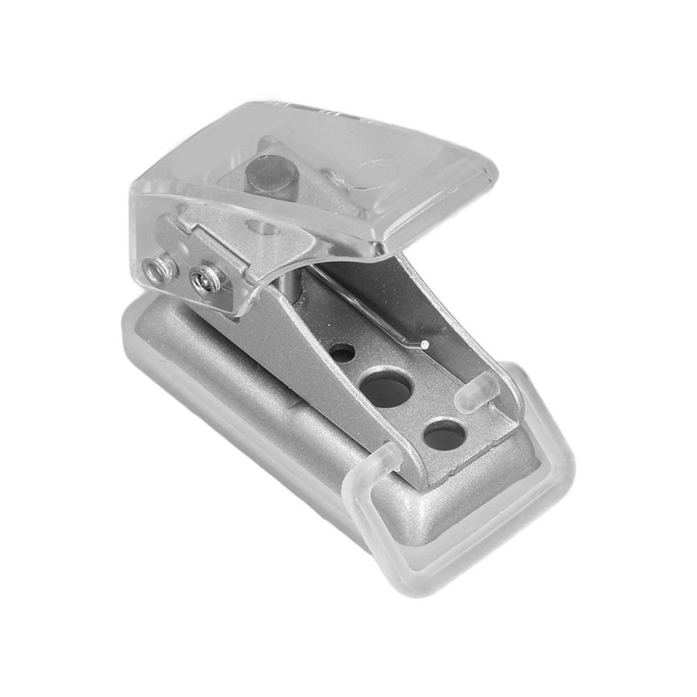 Hole Punch White Mini Handhold Manual Single Hole Hole Puncher for Scrapbooks Paper Card Crafts StationeryTransparent