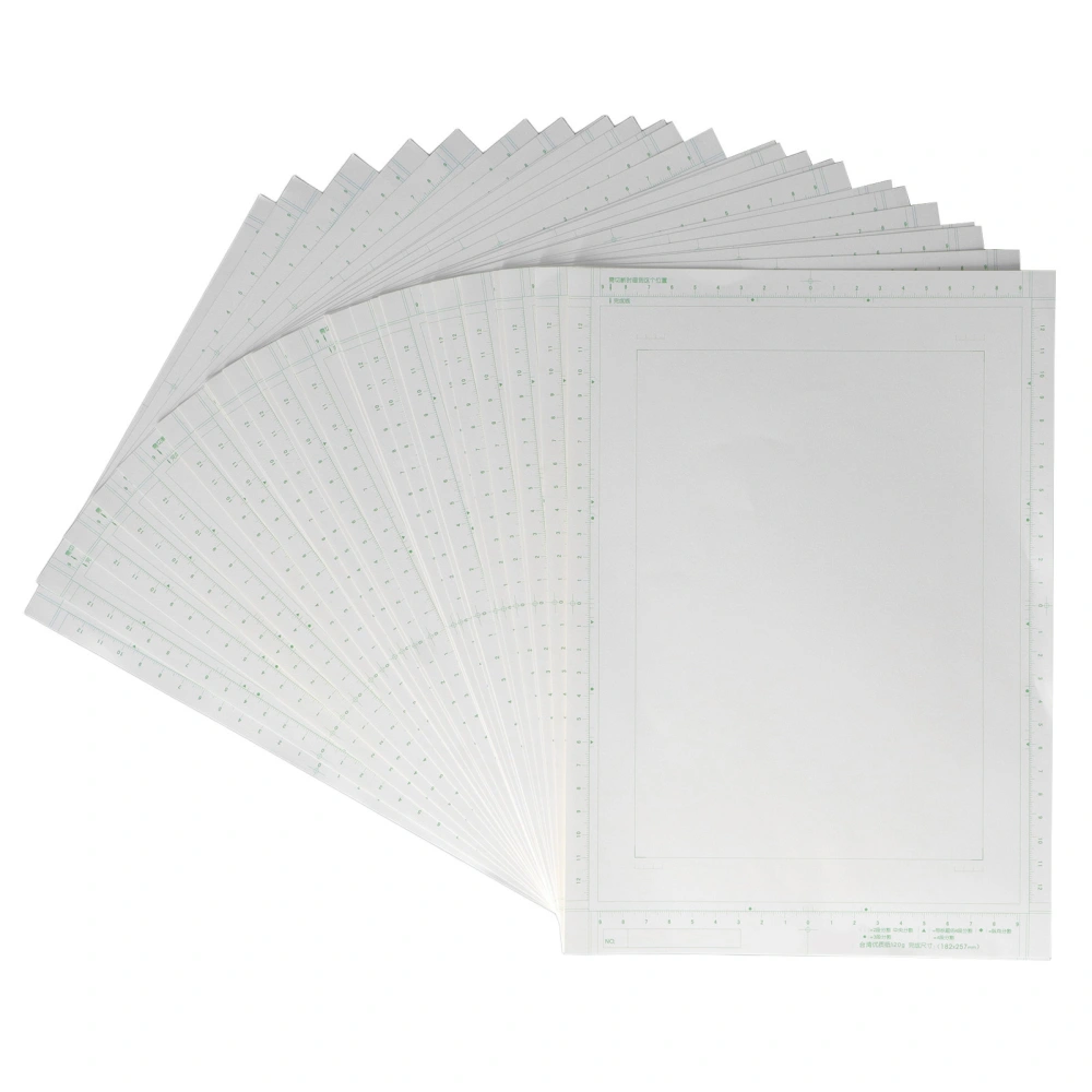 Drawing Paper Glue Treatment Clear Scale Small Volume Light Weight Scale Label Sketch Paper