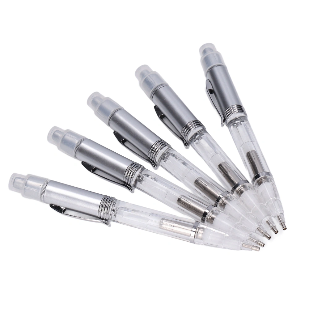 5PCS Rhinestone Painting Pen LED Light Transparent Barrel Comfortable Grip Rhinestone Painting Drill Pen