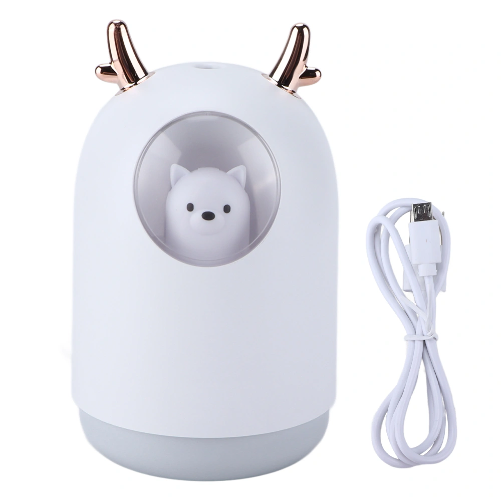 Humidifier USB Mini Home Bedroom Mute Small Desktop Cute Pet Air Spray HumidifierWhite