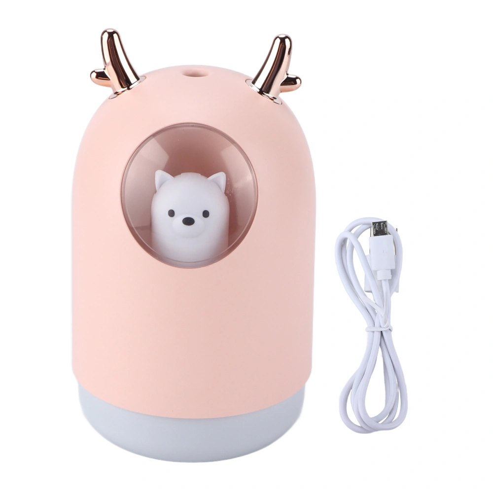 Humidifier USB Mini Home Bedroom Mute Small Desktop Cute Pet Air Spray HumidifierPink