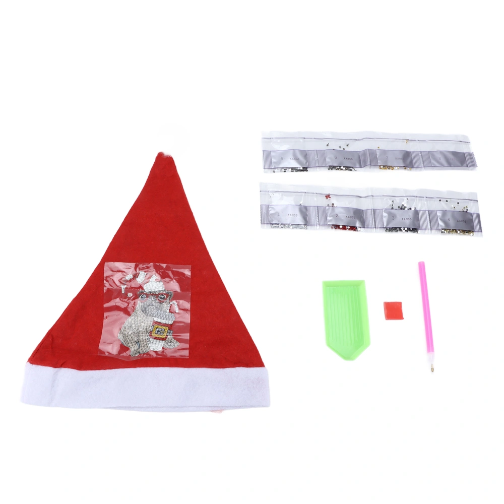 Christmas Hat DIY Hand Made Diamond Painted Christmas Hat Classic Party DecorationAA856