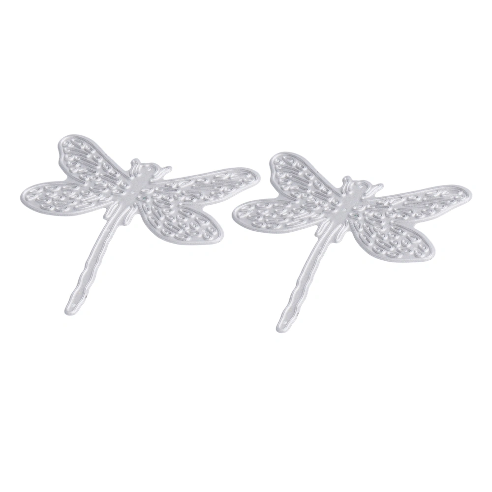 2pcs Metal Die Cutting Dragonfly Pattern Decorative DIY Embossing Card Making Tool for Photo Album