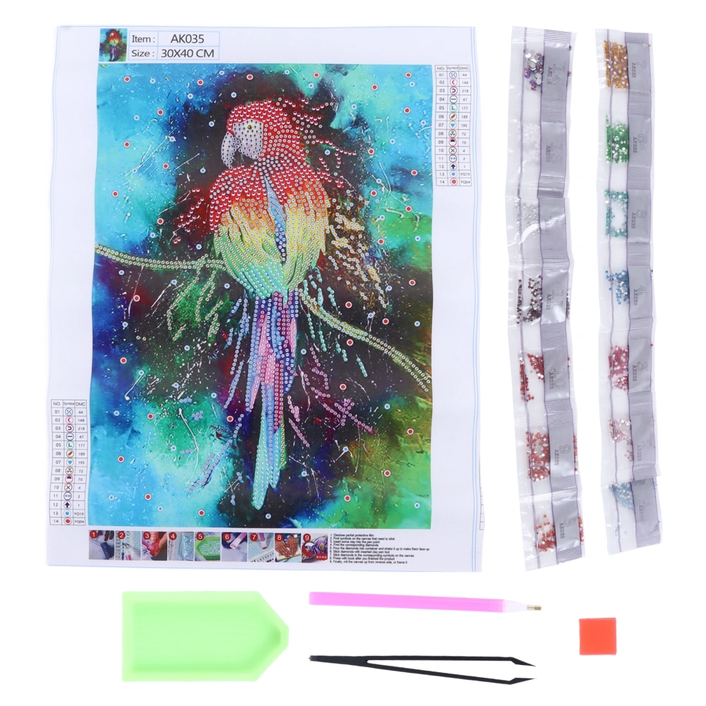 Rhinestone Painting Sparkling Exquisite Glossy Bright Colors Antioxidant Gem Painting Kit for Adults KidsAK035