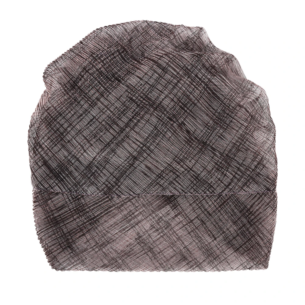 Turban Hat Lace Shiny Simple Soft Breathable Head Wrap for Women for Daily Wear GiftsGray