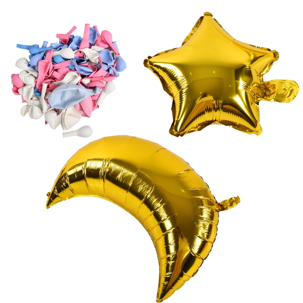 Balloon DIY Macaron Color Star Moon Balloon Wedding Birthday Party Decoration Set