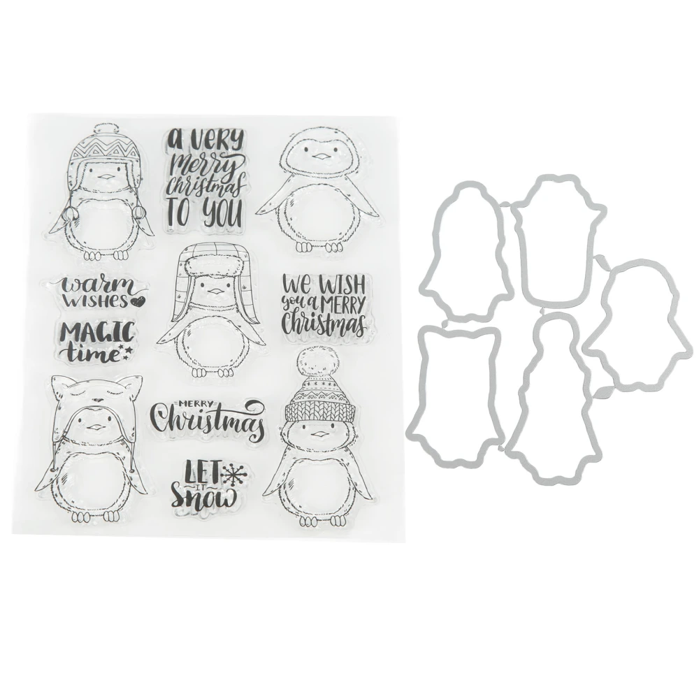 Clear Stamps Healthy Material Reusable Clear Unique Pattern Wide Application Transparent Stamp for Craft Projects