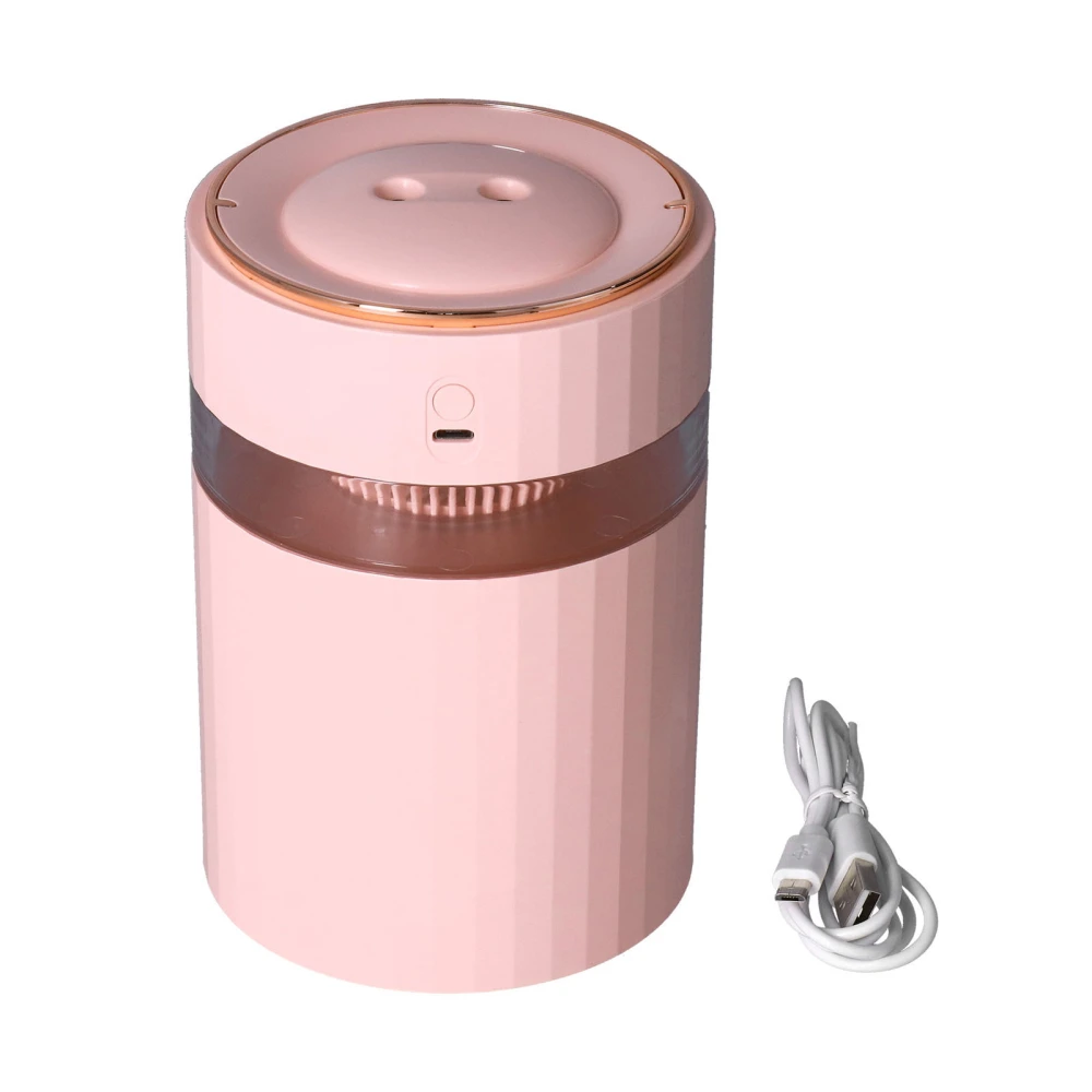 Humidifier Large Capacity Portable 900ml Mute Double Spray Design Desktop HumidifierPink