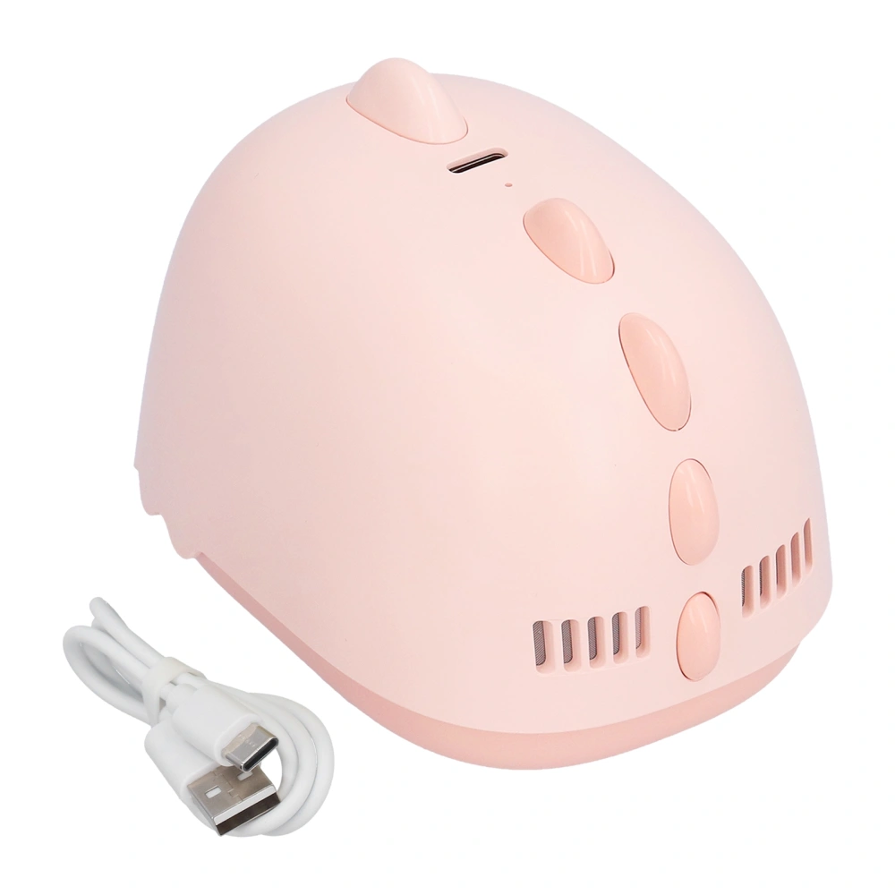 Mini Desktop Vacuum Cleaner Large Suction Power Two Levels Adjustment Fast Charging Portable Mini Vacuum CleanerPink