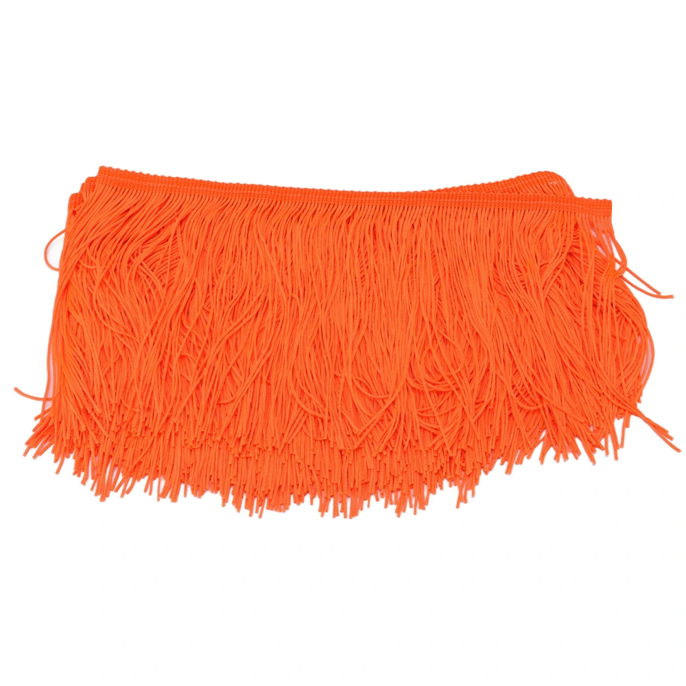 Table Skirt Long Soft Brightly Colored Charming Fringed Tassel Table Cloths for Home Party Decoration DIY CraftOrange Red