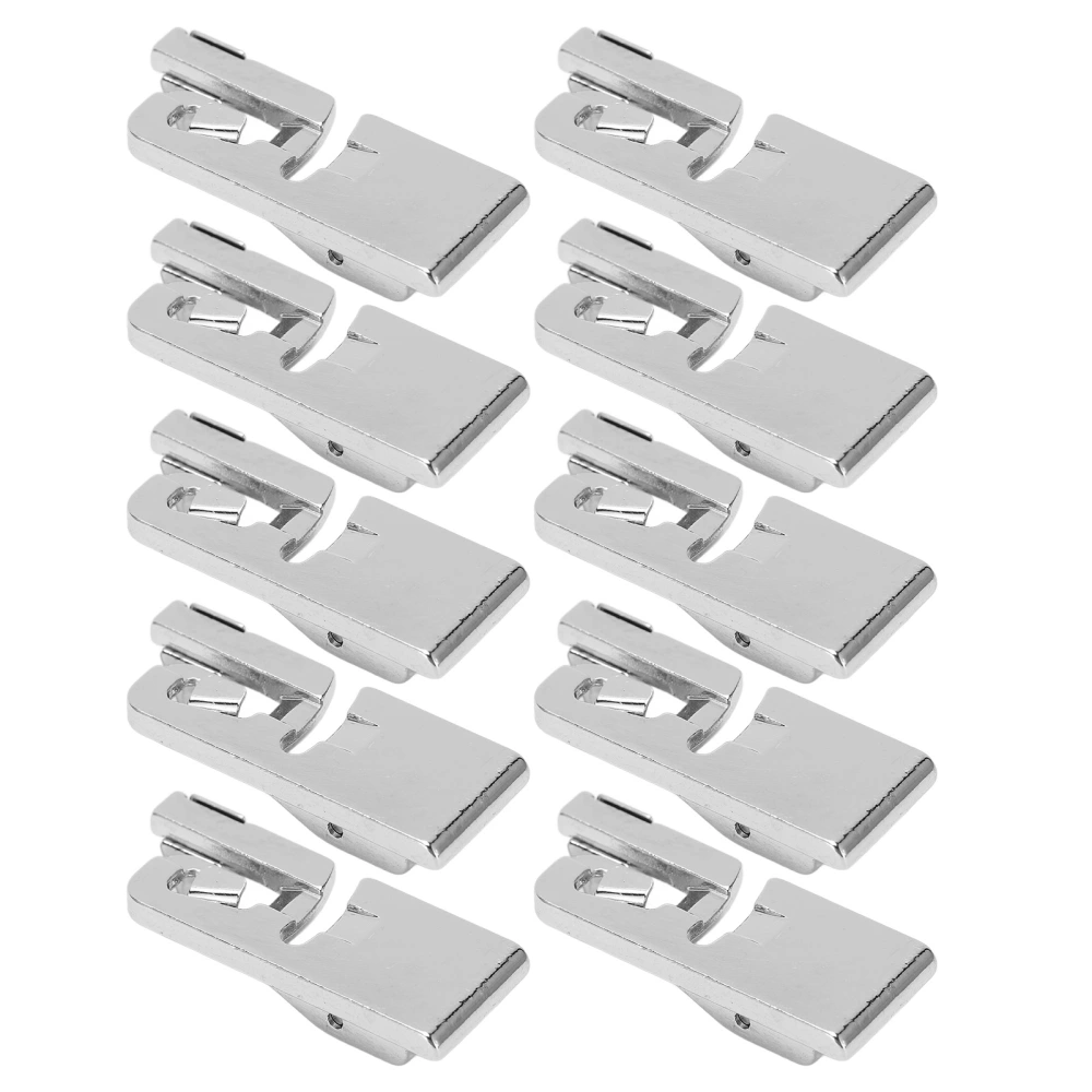 10 Pcs Rolled Hem Presser Foot Stainless Steel Household Original Roll Lace Presser Foot