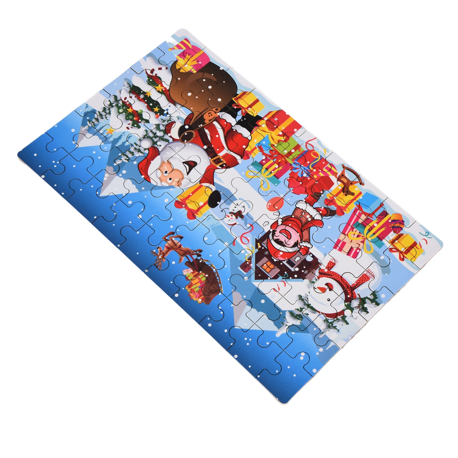 Christmas Jigsaw Simple Fun Children's Puzzle Snow Type Christmas Jigsaw Christmas Gift
