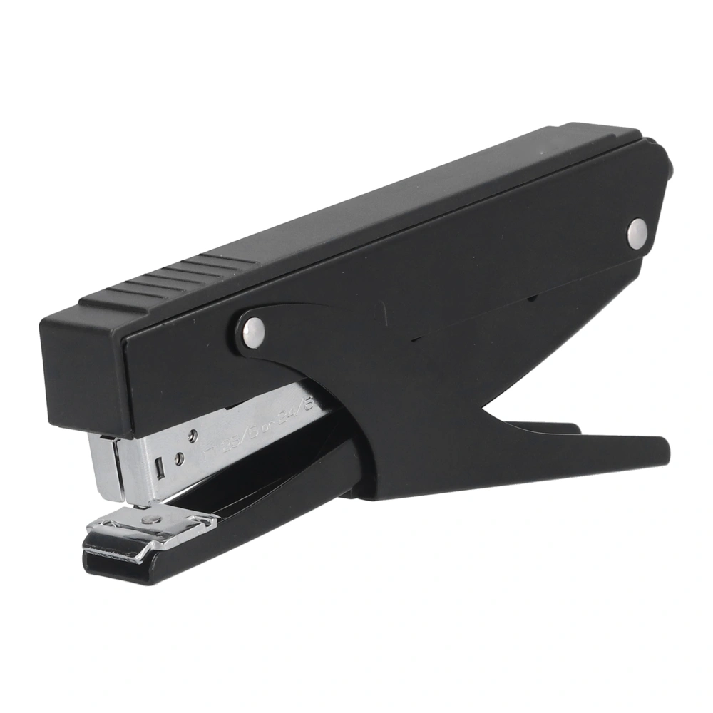 Stapler Hand Held Ergonomic 20 Sheets Safe Reliable Binding Tool for Office Home ClassroomBlack