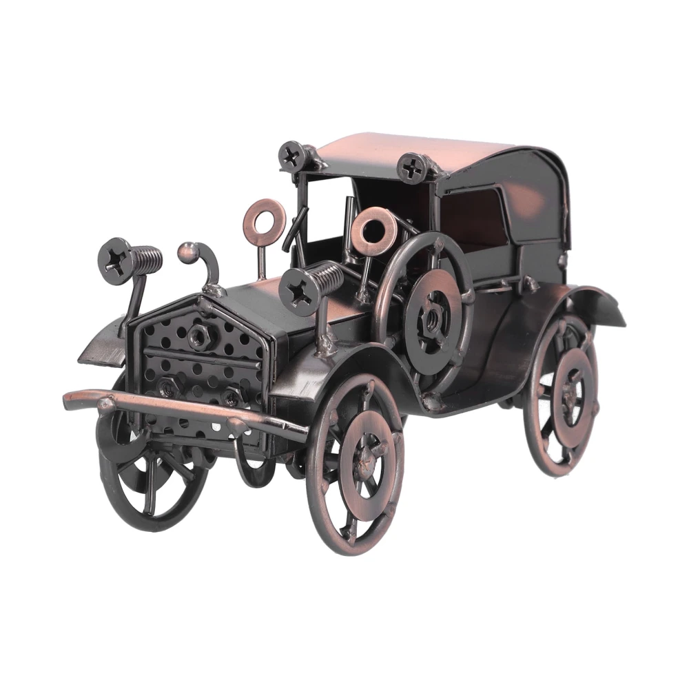 Vintage Car Model Metal Bronze Classic Exquisite Home Decorative Handicraft Ornament