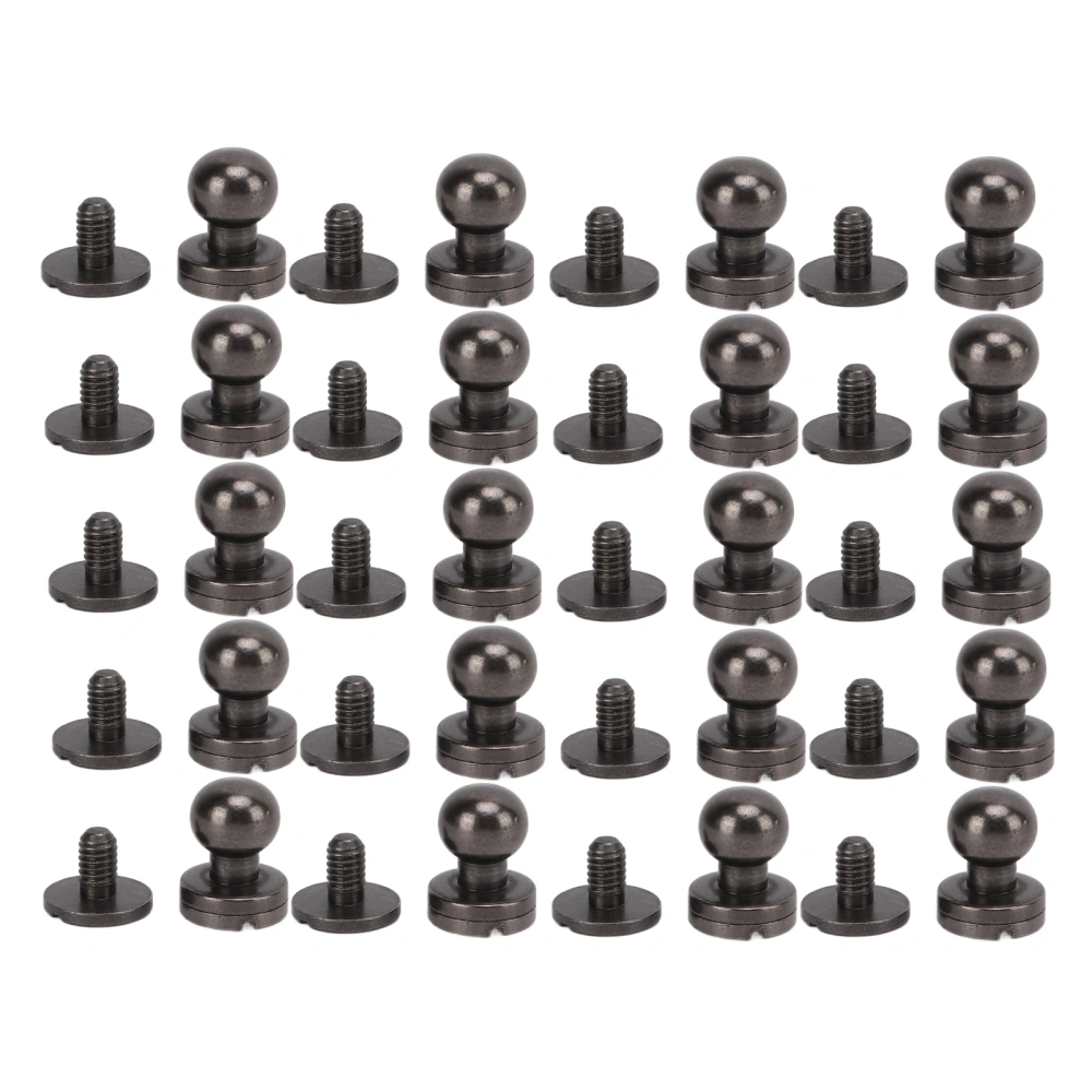 20set Brass Rivets Rust Resistance Round Head Screws DIY Accessories for Handbags Shoes10x8mm