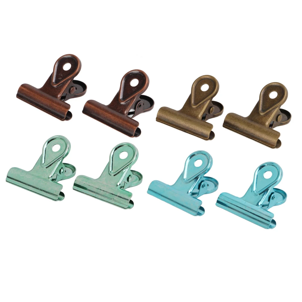 8 Pcs Bag Clips 4 Different Colors Effective Clamping Force Spring Fixing Tool for Offices Homes