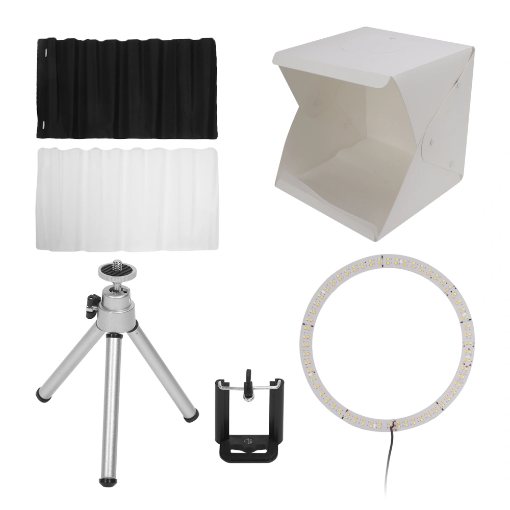 Photo Studio Portable Photography Desktop Light Box Background Tripod 10 Gears Dimmable Shooting Accessories