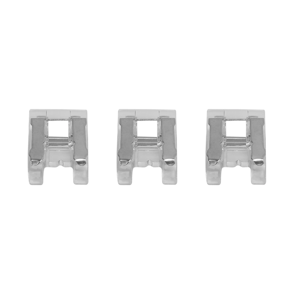 3Pcs Presser Foot Wear Resistance Long Term Use Sewing Tools for Replace Old Sewing Machine Accessories