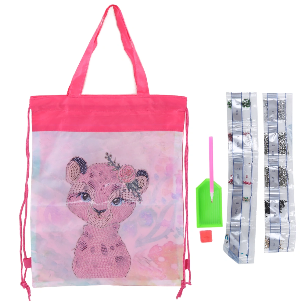 Backpack Bag WearResistant Large Capacity Rhinestones Painting with Drawstring Home Storage Tool(AA801 )