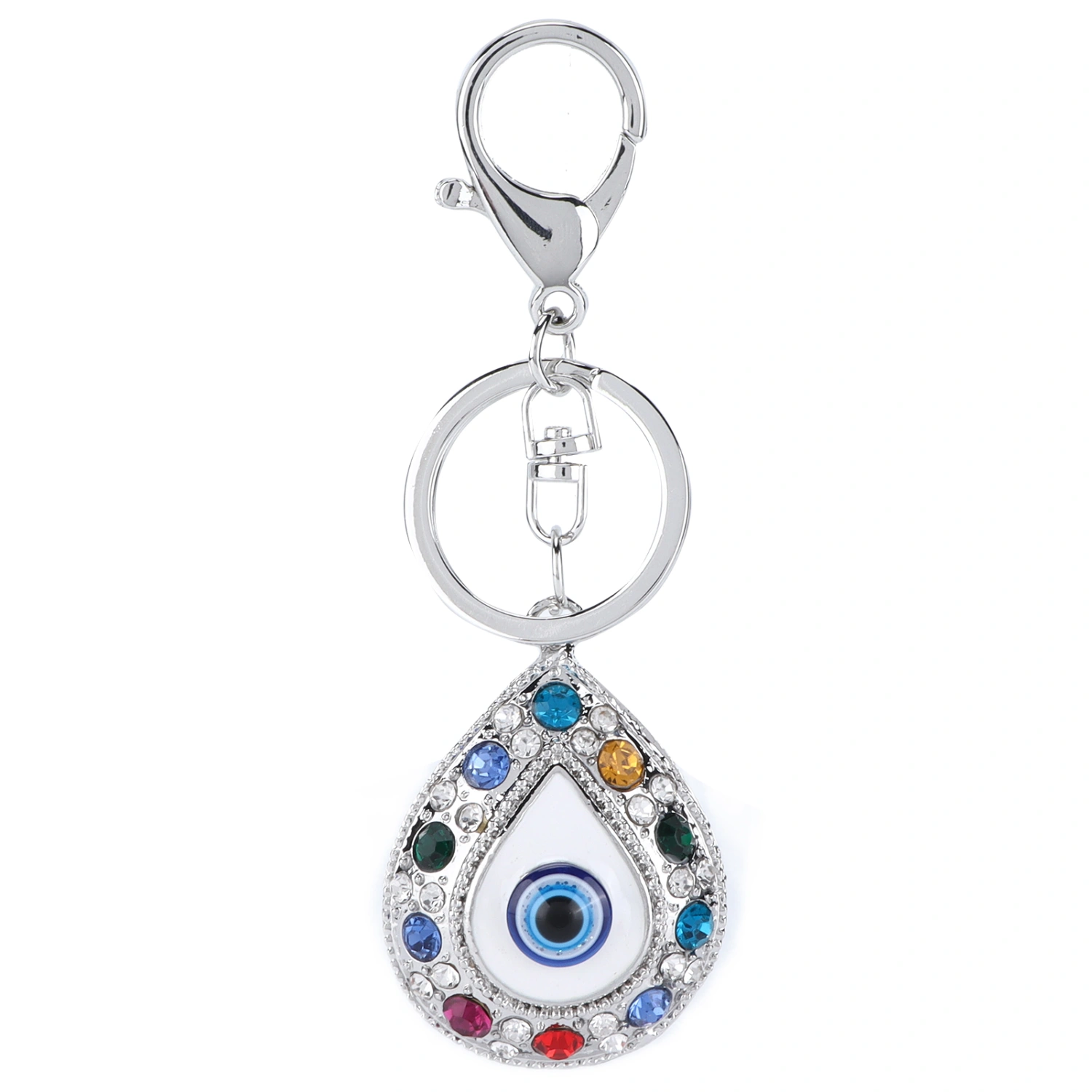 Evil Eye Keychain Durable Portable Colorful Keychain for Handbag Hooks Home Decoration Gifts