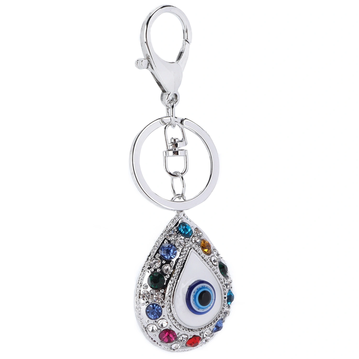 Evil Eye Keychain Durable Portable Colorful Keychain for Handbag Hooks Home Decoration Gifts