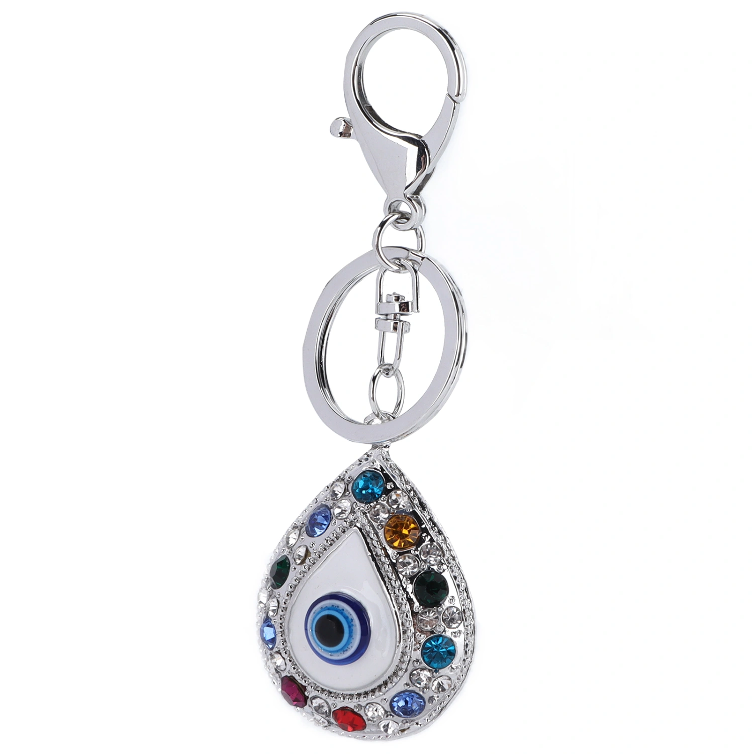 Evil Eye Keychain Durable Portable Colorful Keychain for Handbag Hooks Home Decoration Gifts