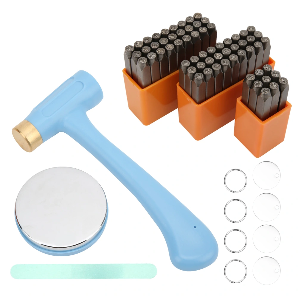 Metal Stamping Kit Durable Stable Sturdy Convenient Wide Application Polishing Metal Stamps Set