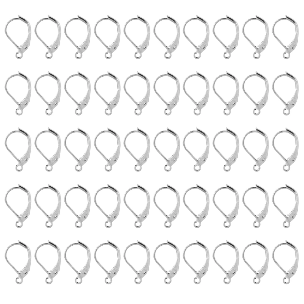 50Pcs Earring Hooks Easily Wear Color Lasting French Leverback Earwires for Earring Designs DIY Jewelry