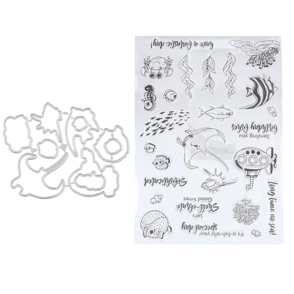 Clear Stamps TPR Practical Card Making Tool Portable Cutting Mould for Photo Albums DIY Gifts